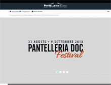 Tablet Screenshot of pantelleriaisland.it